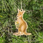 Wooden Decoration | Hopping Kangaroo